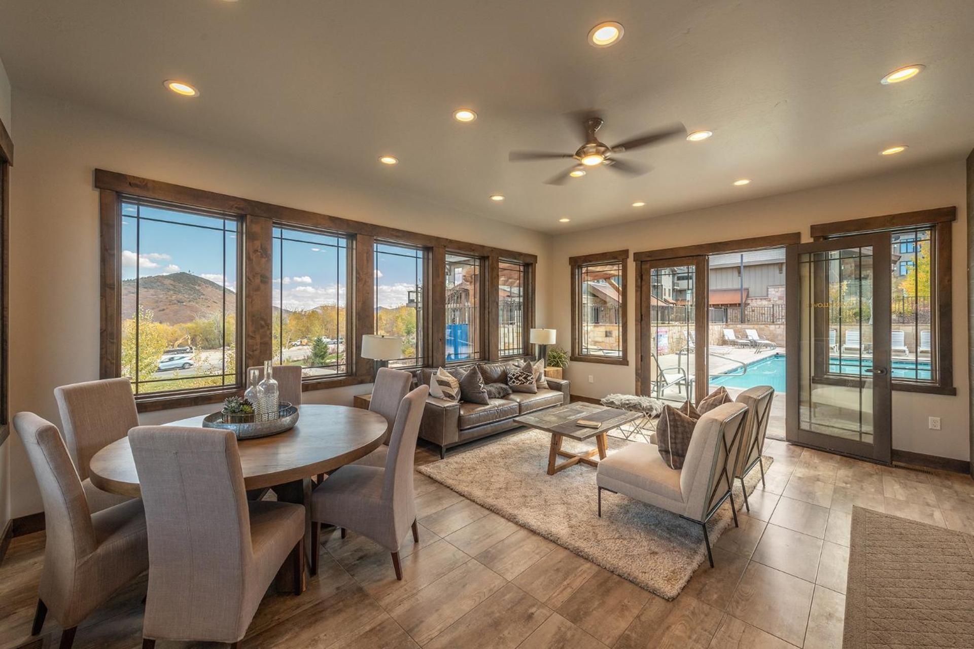 Blackstone Luxury 2Br, Walk To Skiing At Cabriolet, Mountain View, Shared Pool And Hot Tub, Gym Park City Extérieur photo